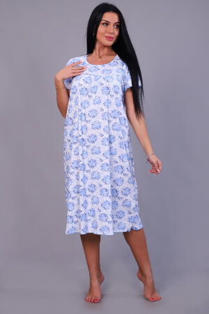 Женская ночная сорочка 78506 голубой