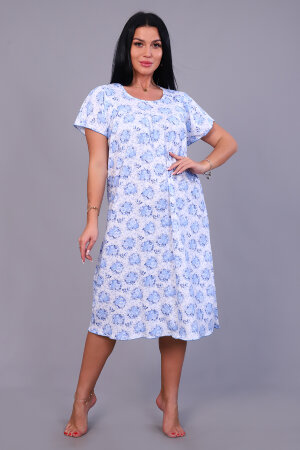 Женская ночная сорочка 78506 голубой