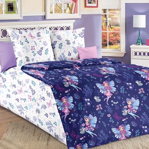 Покрывало стеганое Лесные нимфы, бязь