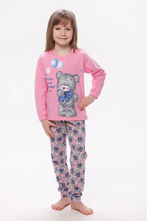Пижама детская 7-123 (розовый)