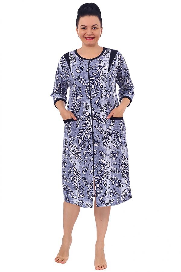 Халат Алтея голубая К-136