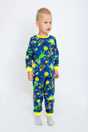 Пижама с брюками для девочки Эльф синий
