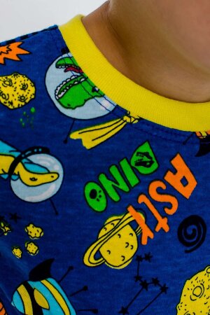 Пижама с брюками для девочки Эльф синий