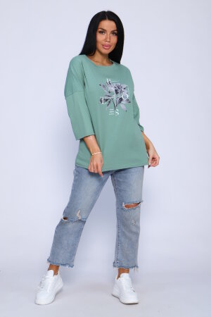 Женская туника 00005 фисташка