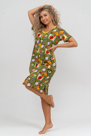 Халат Женский 36821 хаки