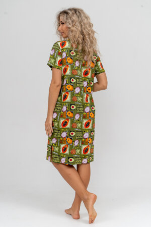 Халат Женский 36821 хаки