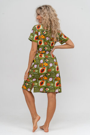 Халат Женский 36821 хаки