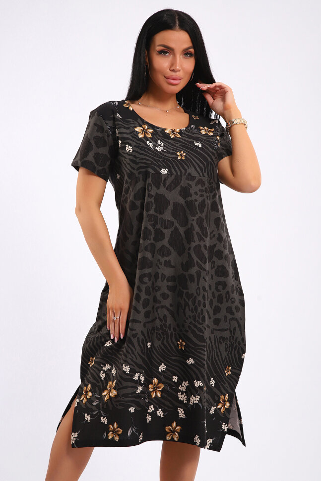 Платье женское ЕПЛ-1049 графит