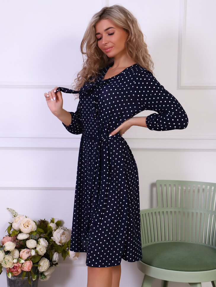 Сонет горошки платье