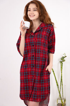 Халат Женский Лочеано клетка