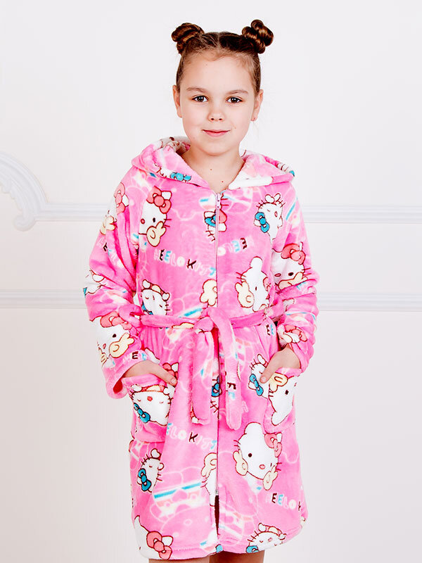 Халат детский Кити (розовый)