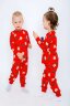 Пижама с брюками для девочки Сплюша красный