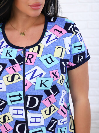 Грация голубой халат