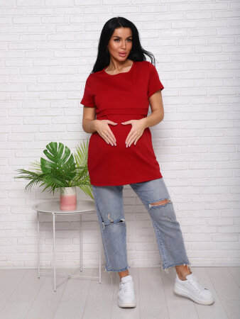 Футболка Валерия-2 бордо