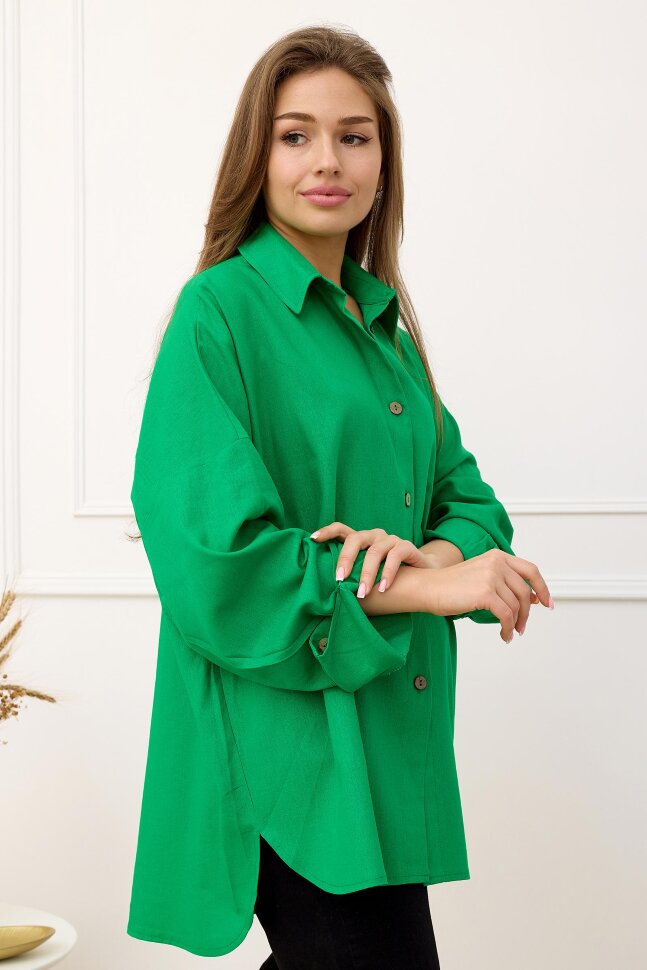 Рубашка женская Лён З 9601