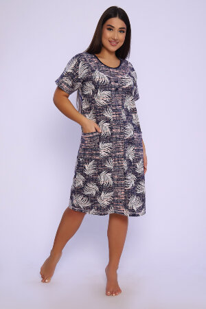 Платье женское Ждана сине-белый