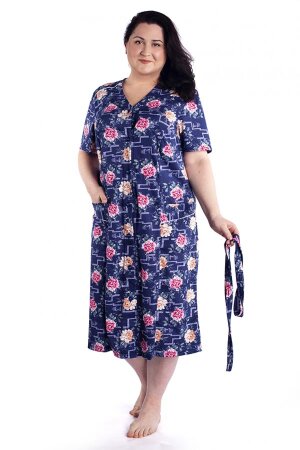 Халат Классика роза розовая К-253 последний размер (56)