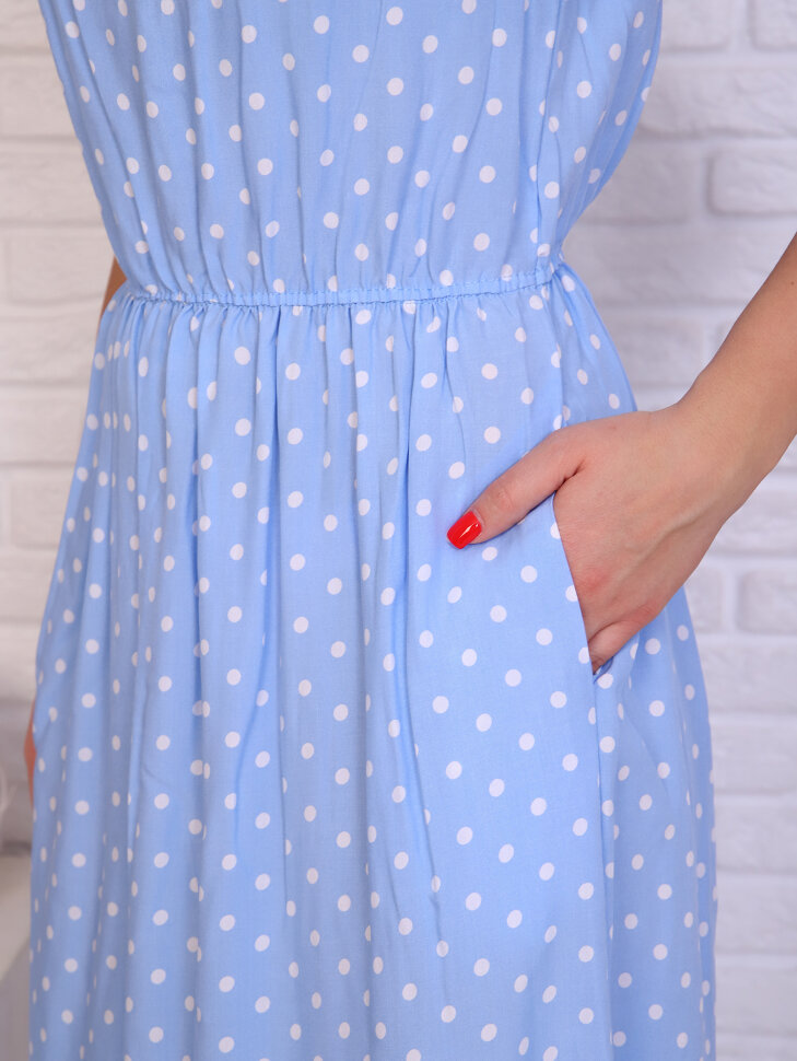 Ассоль горошек платье