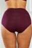 Женские трусы HoneyFormat 3959 большие размеры, высокая талия бордовый