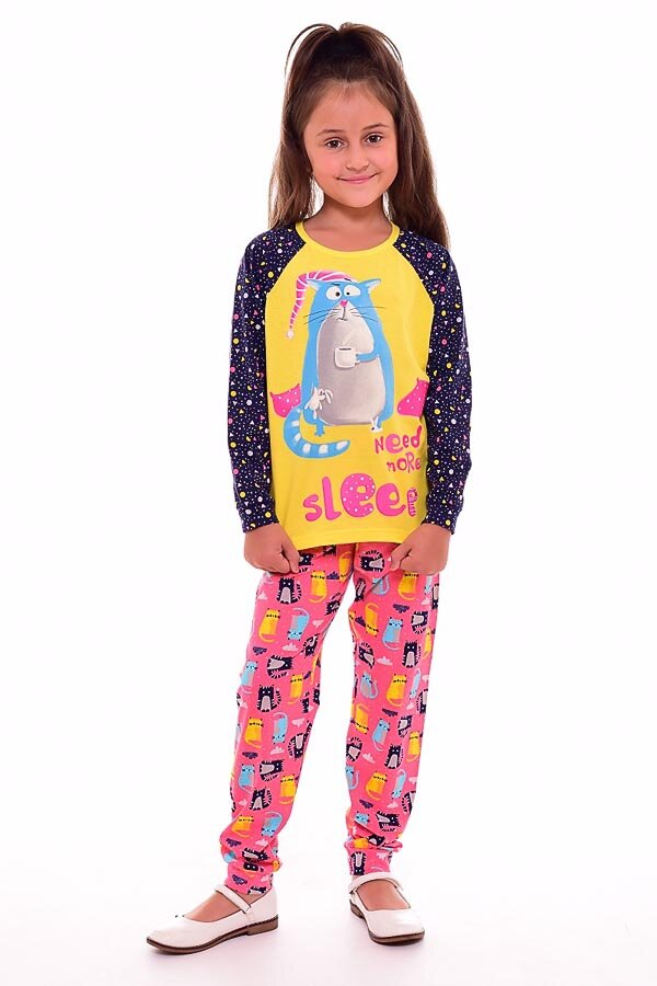 Пижама детская 7-128 (розовый)