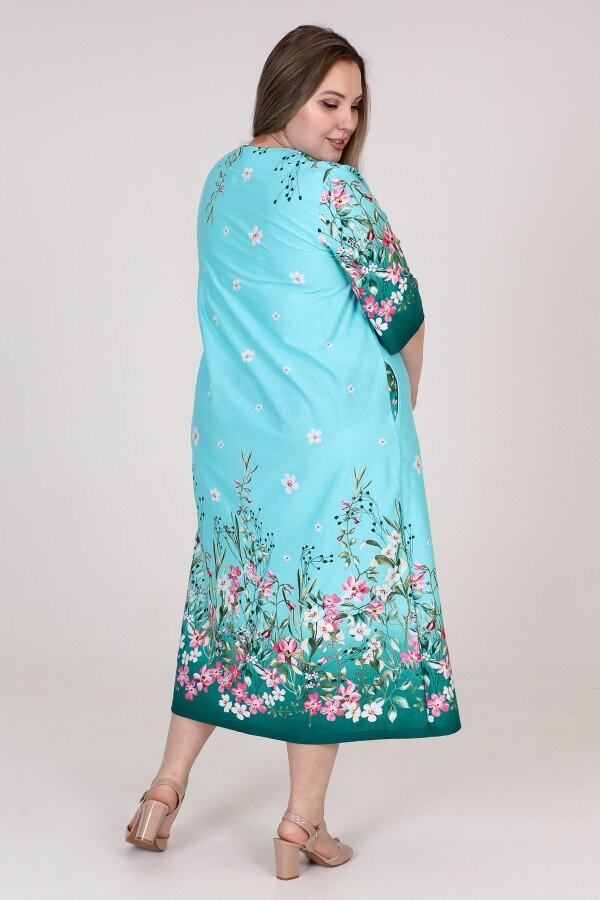 Халат Кадриль полянка мятный ХГ-55-2