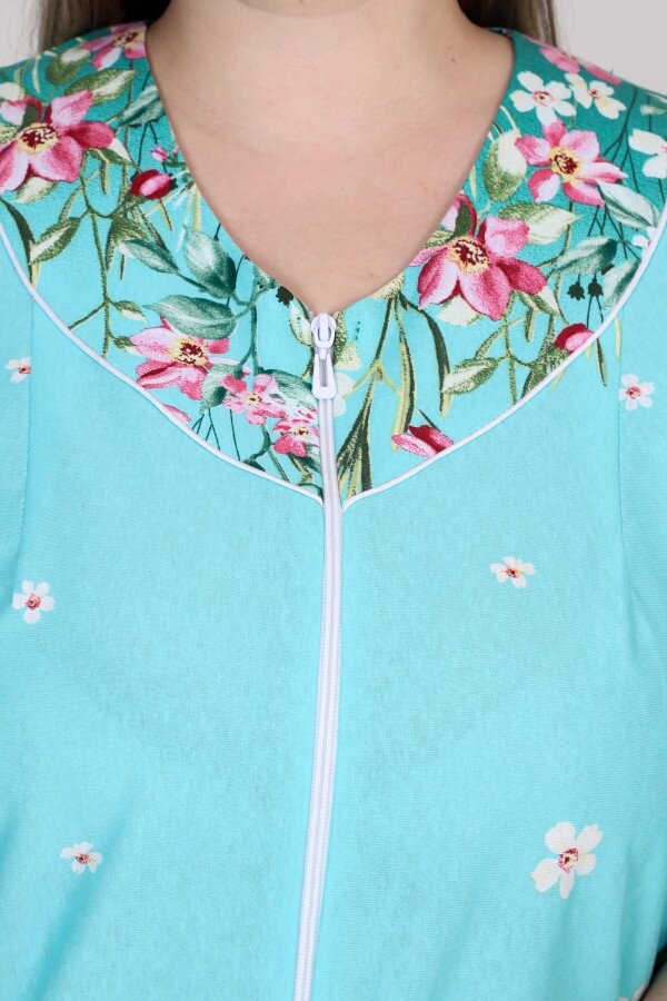 Халат Кадриль полянка мятный ХГ-55-2