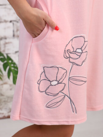 Вдохновение персик халат