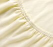 Простыня на резинке Молочная, трикотаж