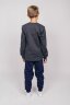 Пижама с брюками для мальчика 92206 темно-серый/т.синий