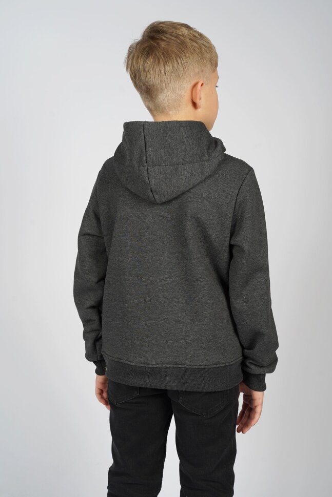 Детская худи для мальчика 62268 антрацит