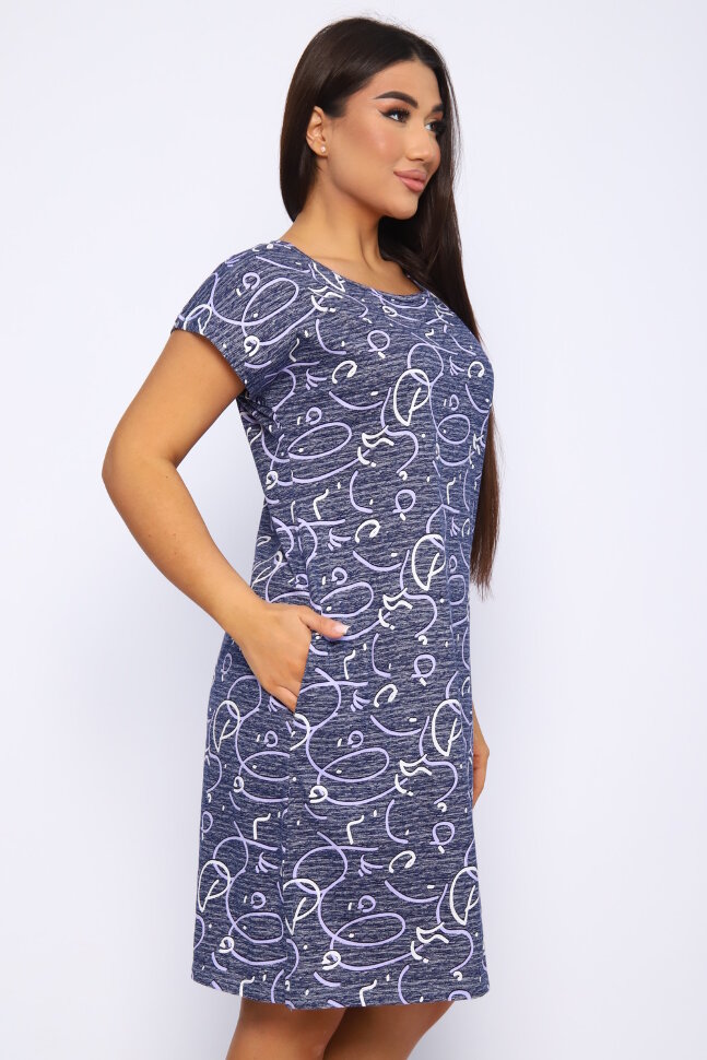 Платье женское 016 синий