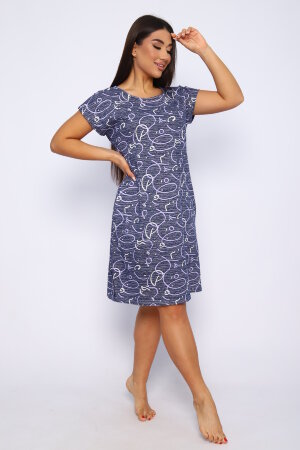 Платье женское 016 синий