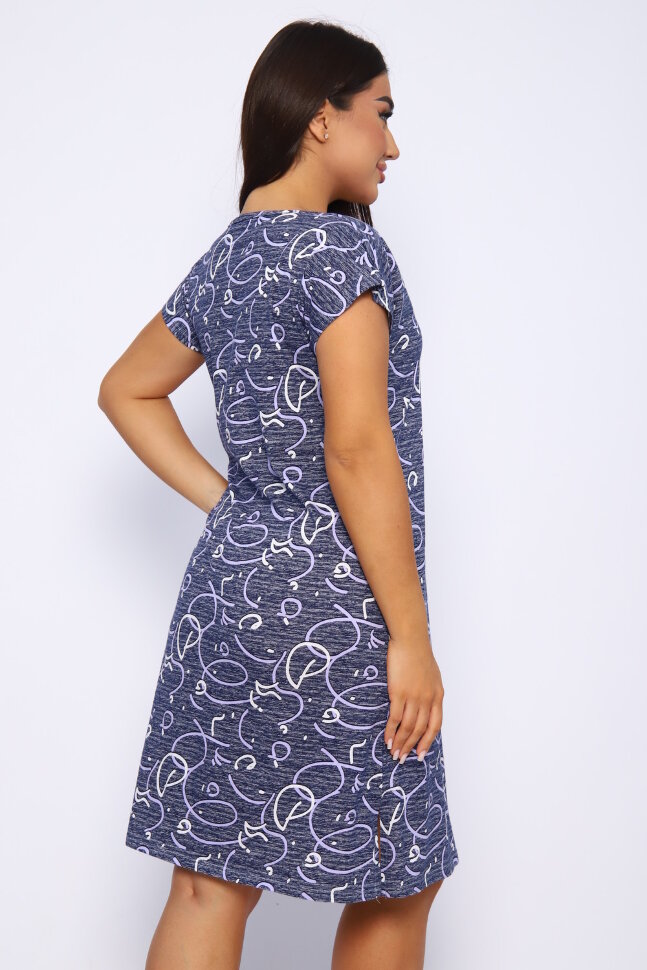 Платье женское 016 синий