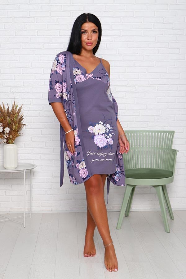 Пеньюар с сорочкой Мария-2