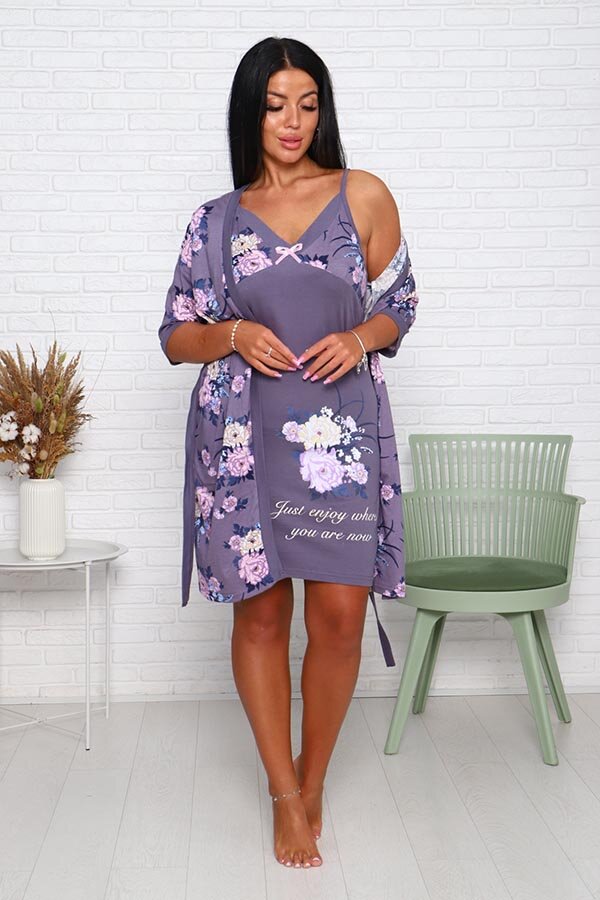 Пеньюар с сорочкой Мария-2