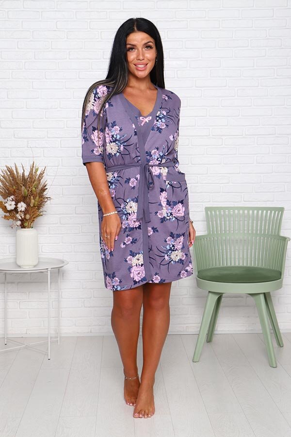 Пеньюар с сорочкой Мария-2