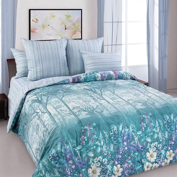 Таинственный лес постельное белье перкаль