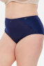 Женские трусы HoneyFormat 3959 большие размеры, высокая талия синий