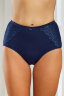Женские трусы HoneyFormat 3959 большие размеры, высокая талия синий