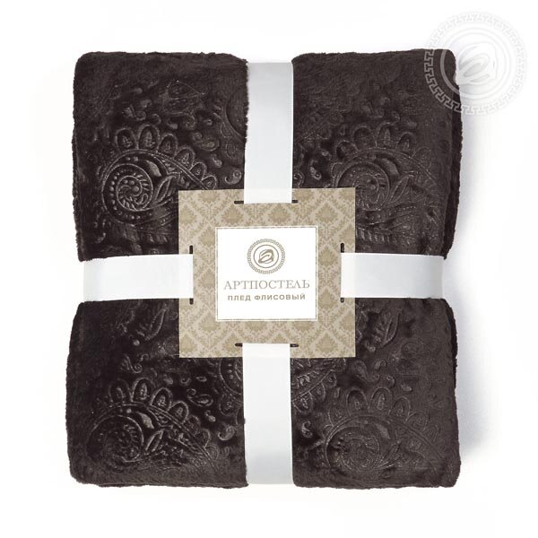 Плед Огурцы шоколад, флис