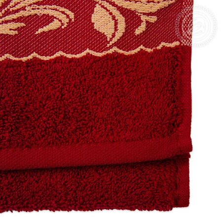 Полотенце Прованс бордовый, 420 г/2м