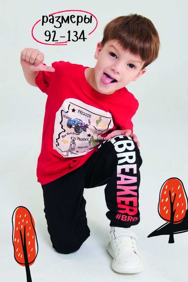 Футболка для мальчика Карта