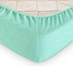 Простыня на резинке Мята, махра