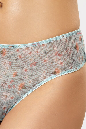 Женские трусы 412451 гвоздики на фисташковом