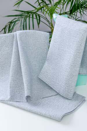 Полотенце кухонное Льняное полотно серый