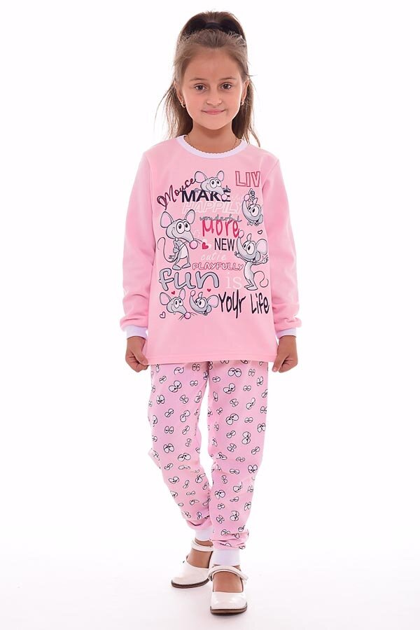 Пижама детская 7-159 (розовый)