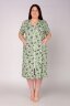 Халат Фаина полянка зелень К-307/2