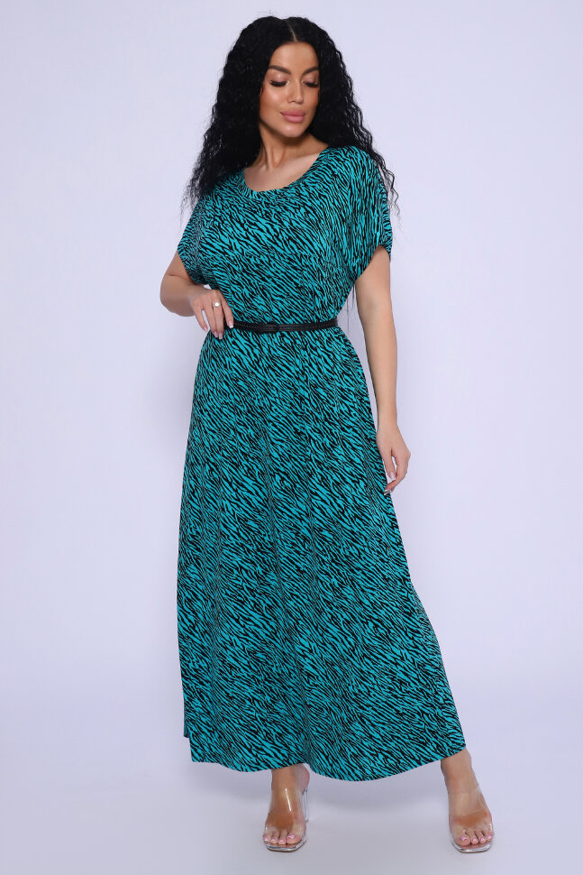 Платье женское 24670 бирюзовый