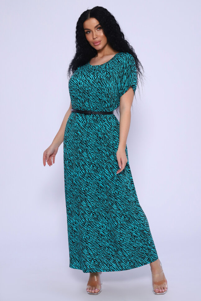 Платье женское 24670 бирюзовый