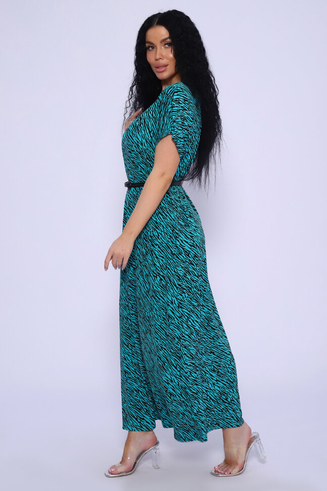 Платье женское 24670 бирюзовый